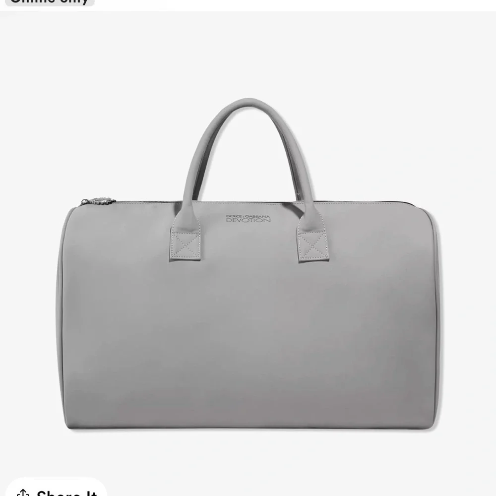 Dolce & Gabbana Devotion Gray Duffel bag
